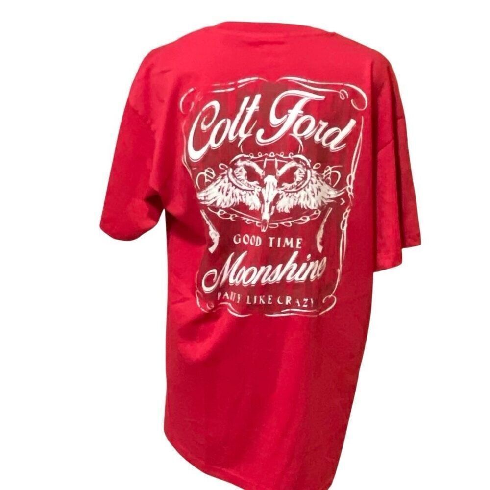Colt Ford Men’s Good Time Moonshine S/S T-Shirt - Picture 5 of 8